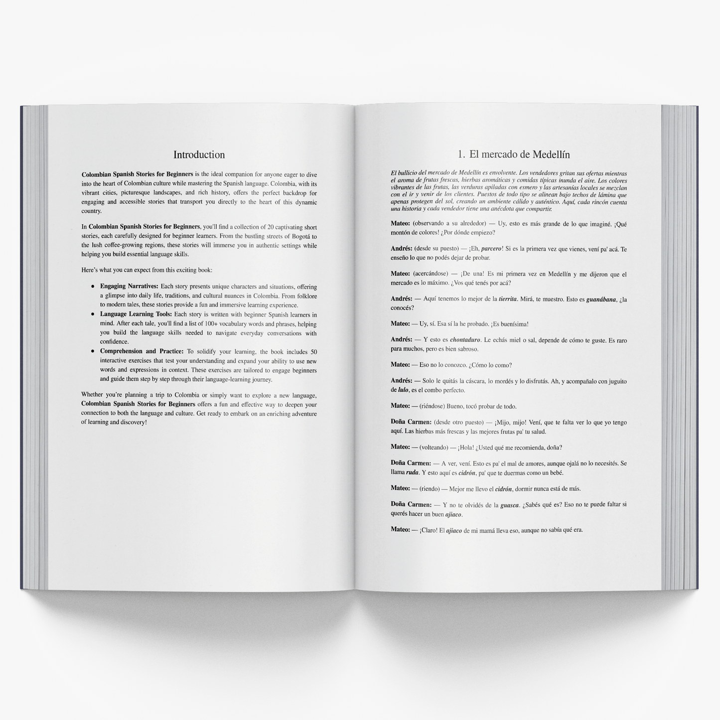 Colombian Spanish Stories for Beginners