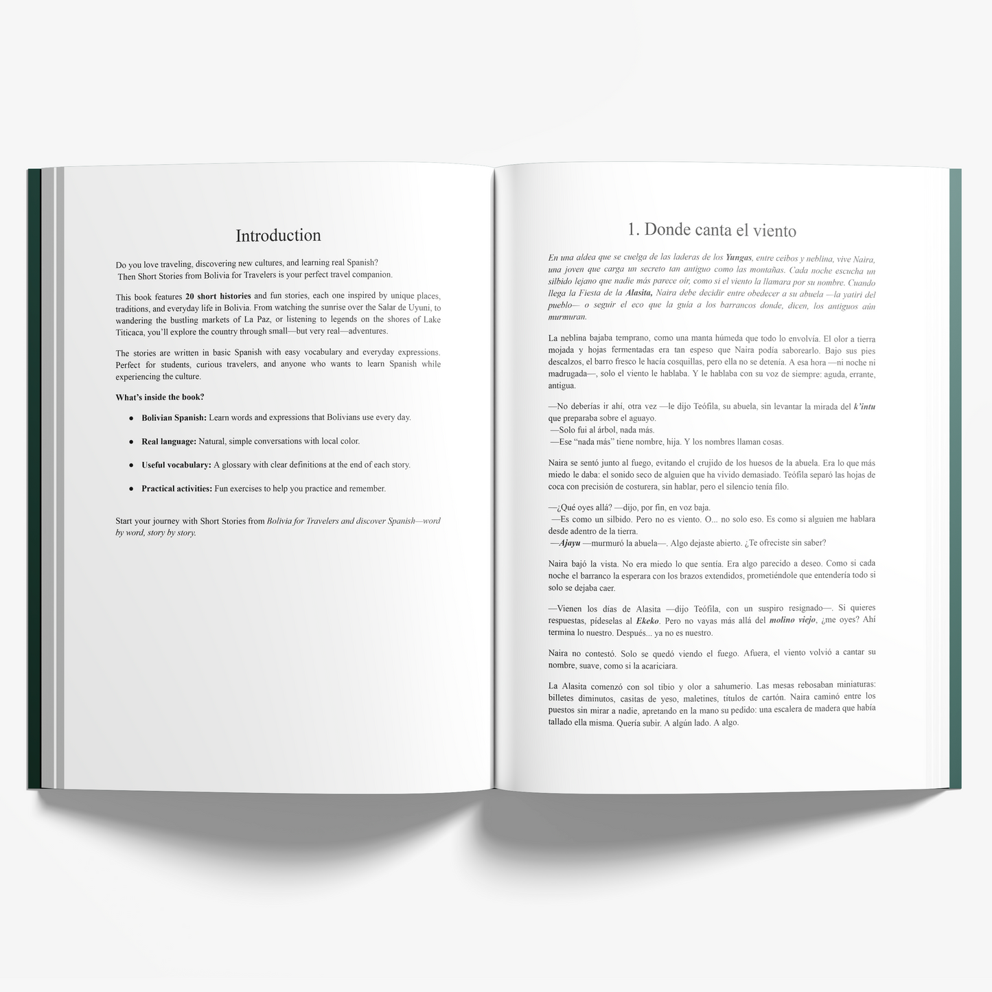 Short Stories in Spanish from Bolivia