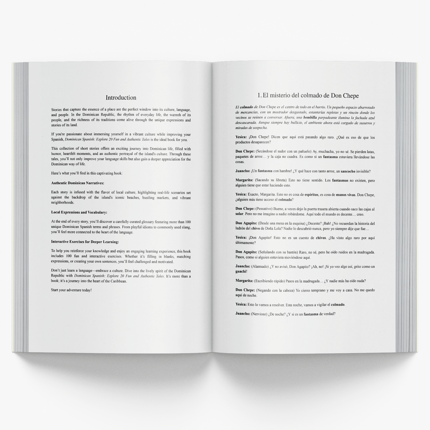 Short Stories in Dominican Spanish