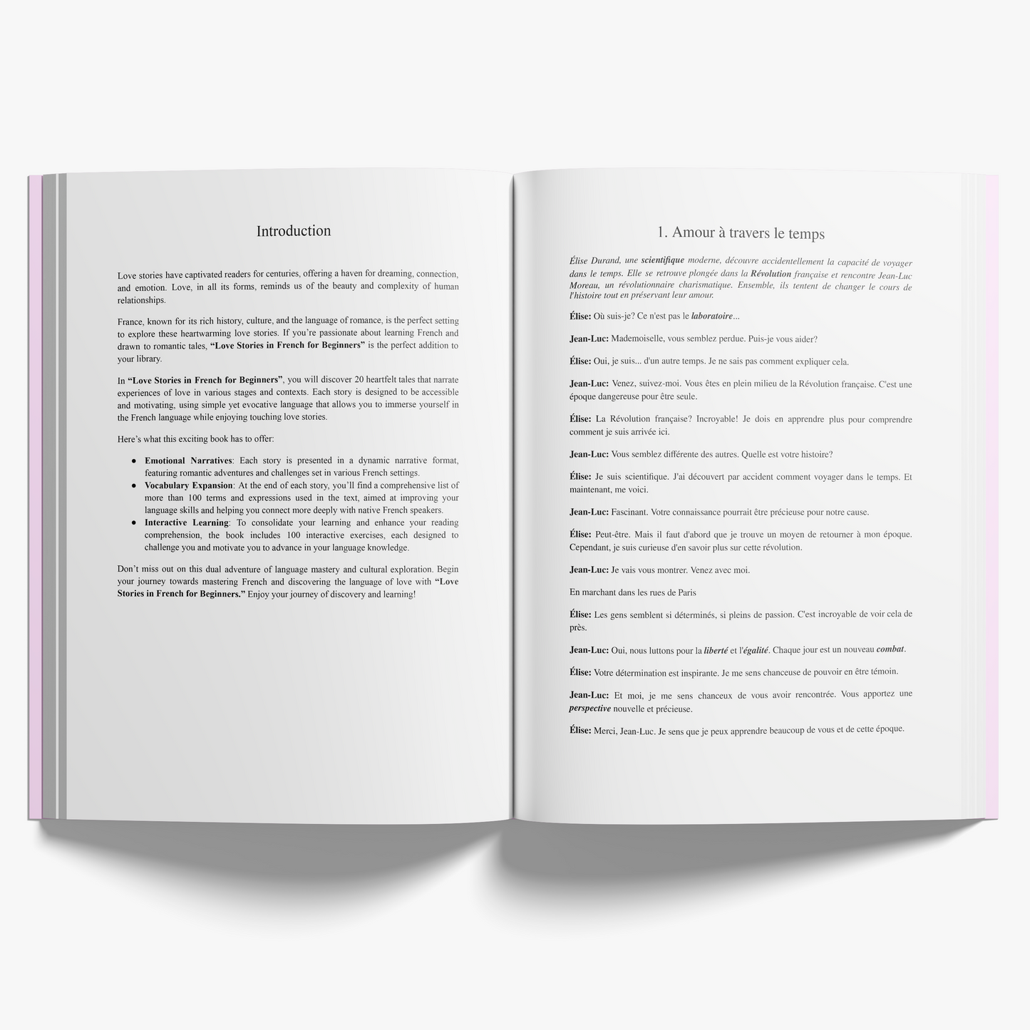 Love Stories in French for Beginners