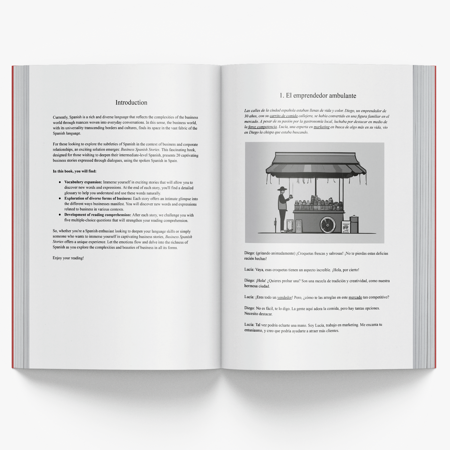 Business Spanish Stories