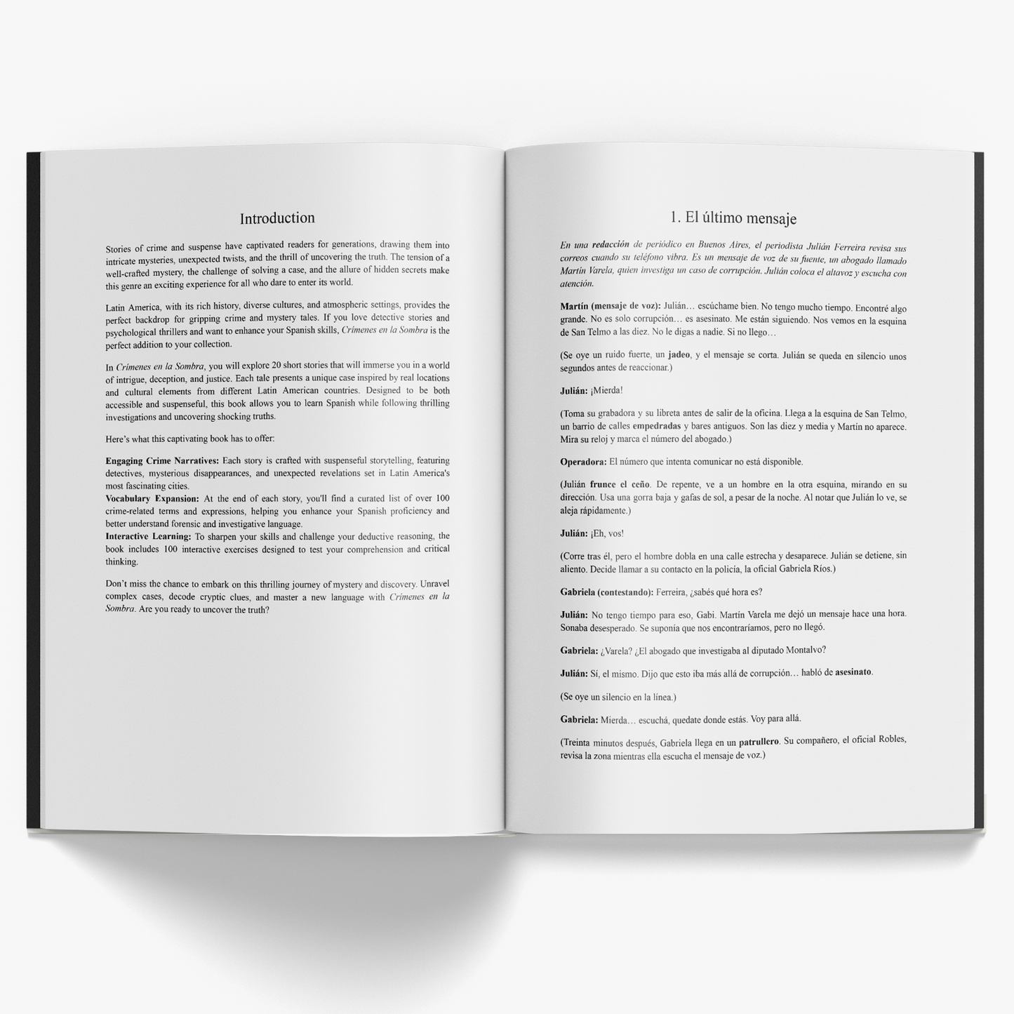 Crime and Suspense Stories in Latin America Spanish