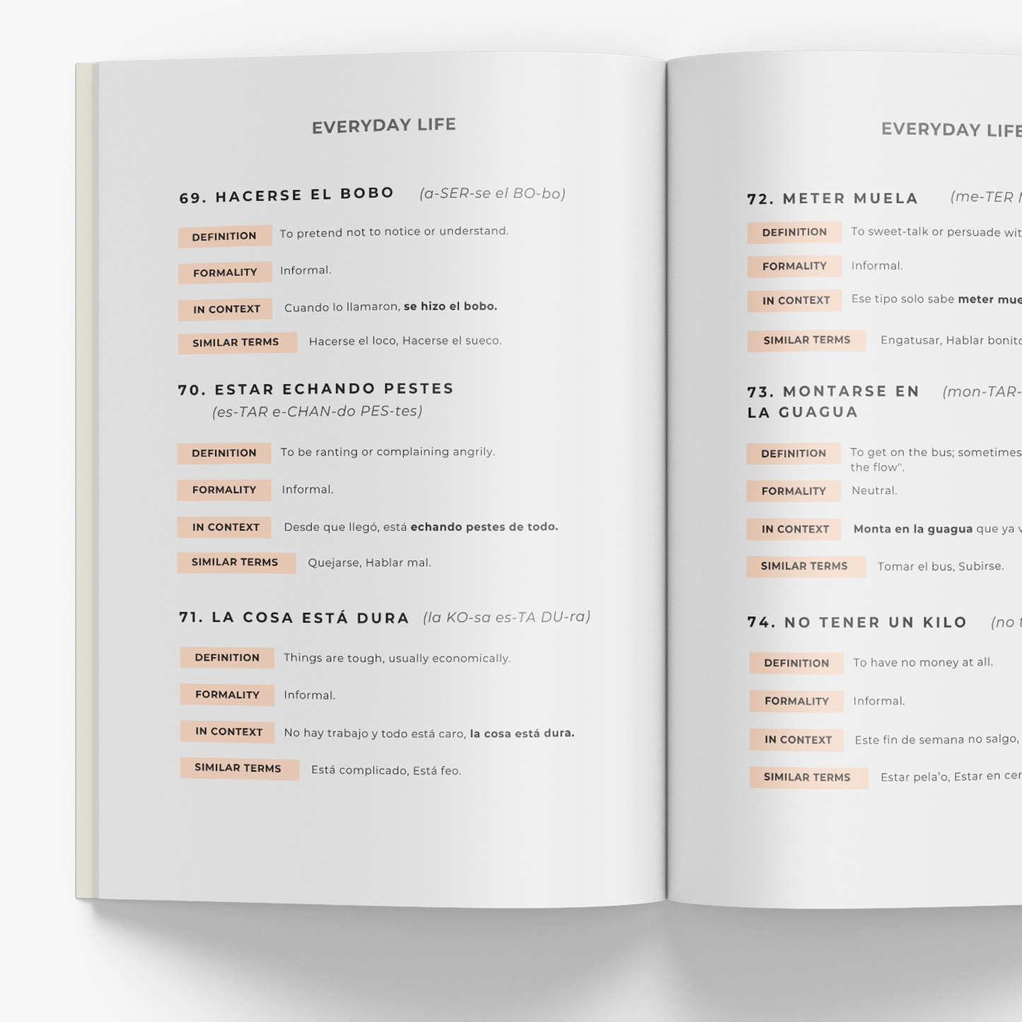 Cuban Spanish Phrasebook