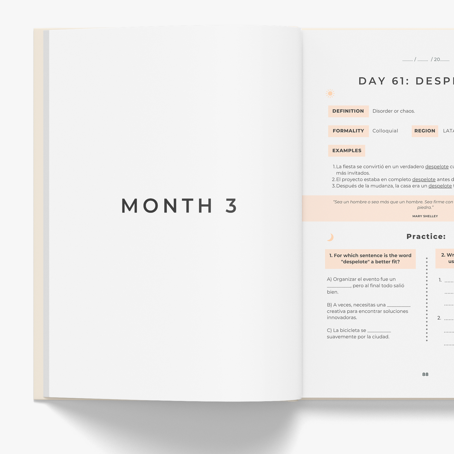 The 5-Minute Spanish Journal