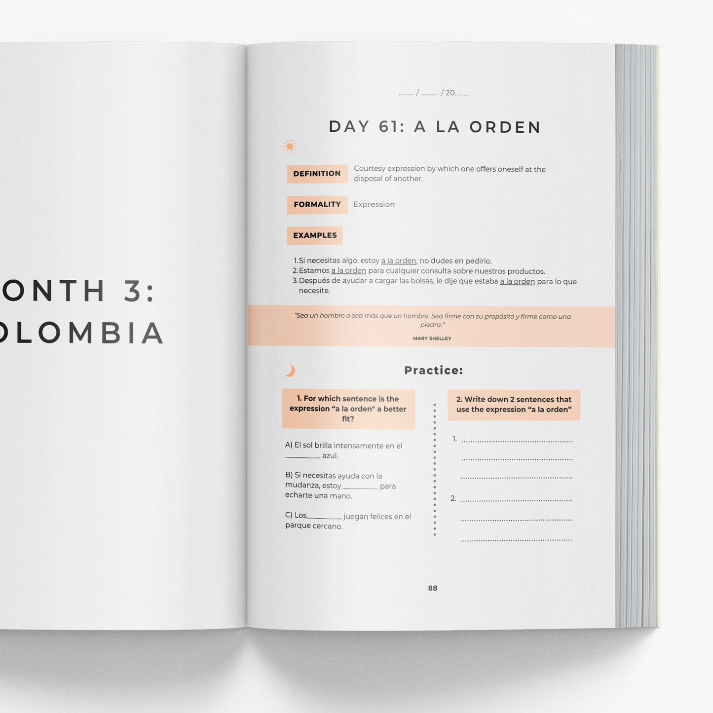 The 5-Minute Latin American Spanish Journal