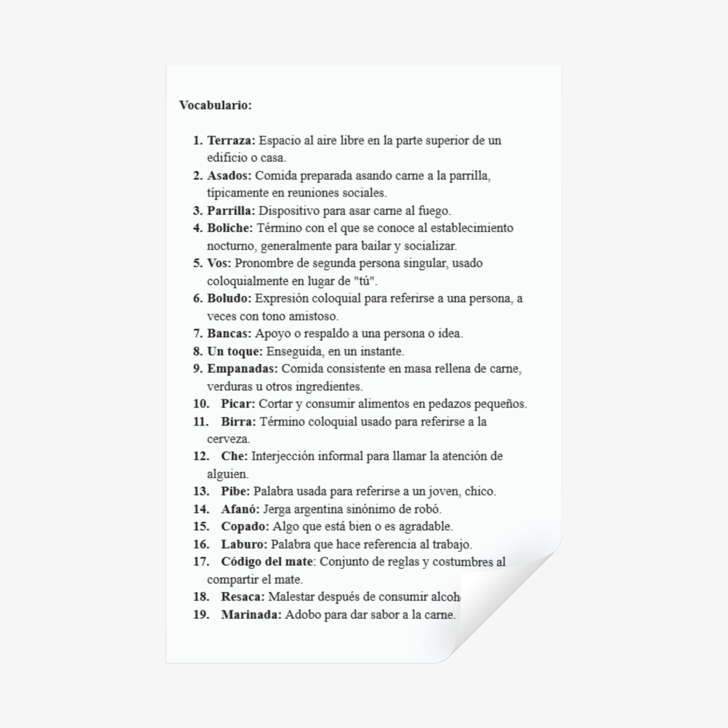 Short Stories in Argentinian Spanish