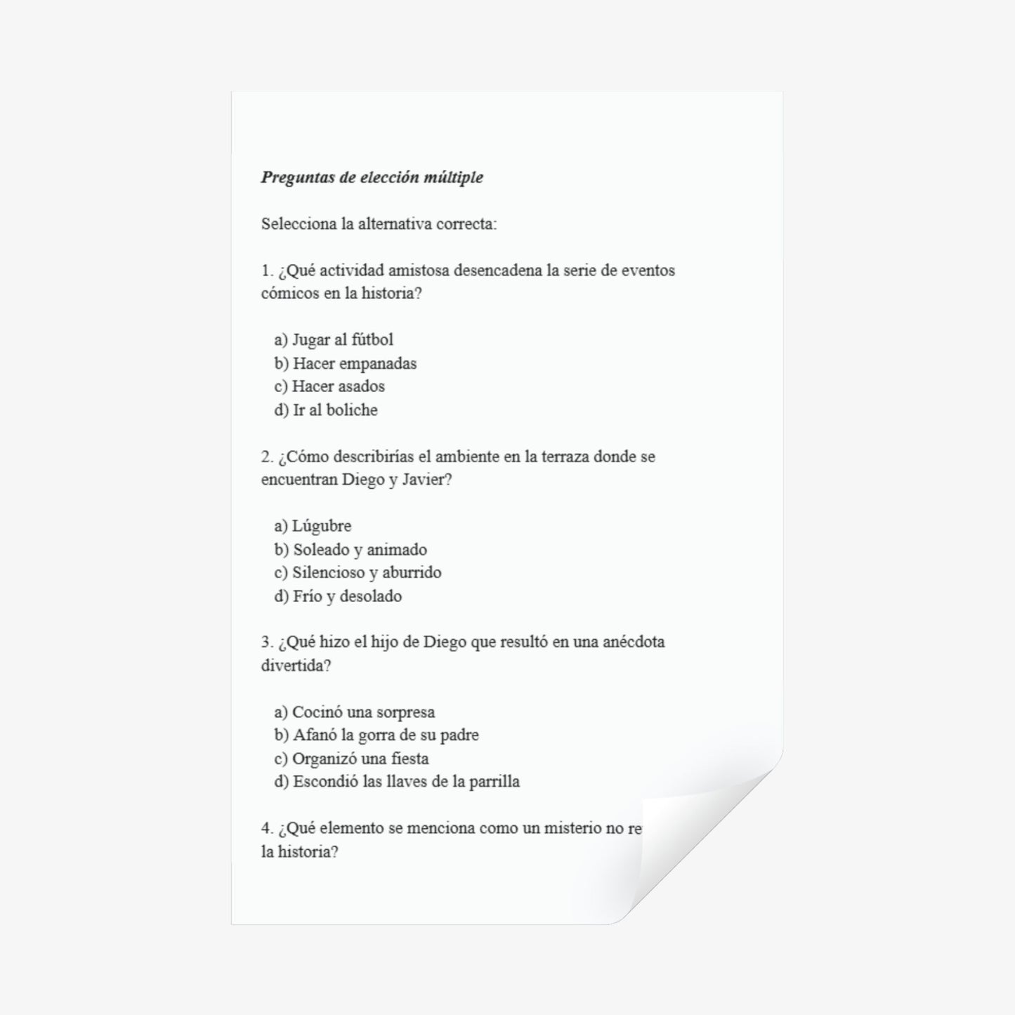 Short Stories in Argentinian Spanish