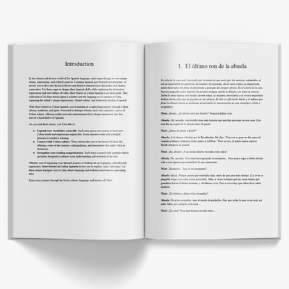 Short Stories in Cuban Spanish