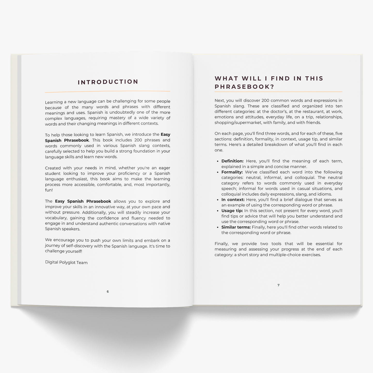 Easy Spanish Phrasebook