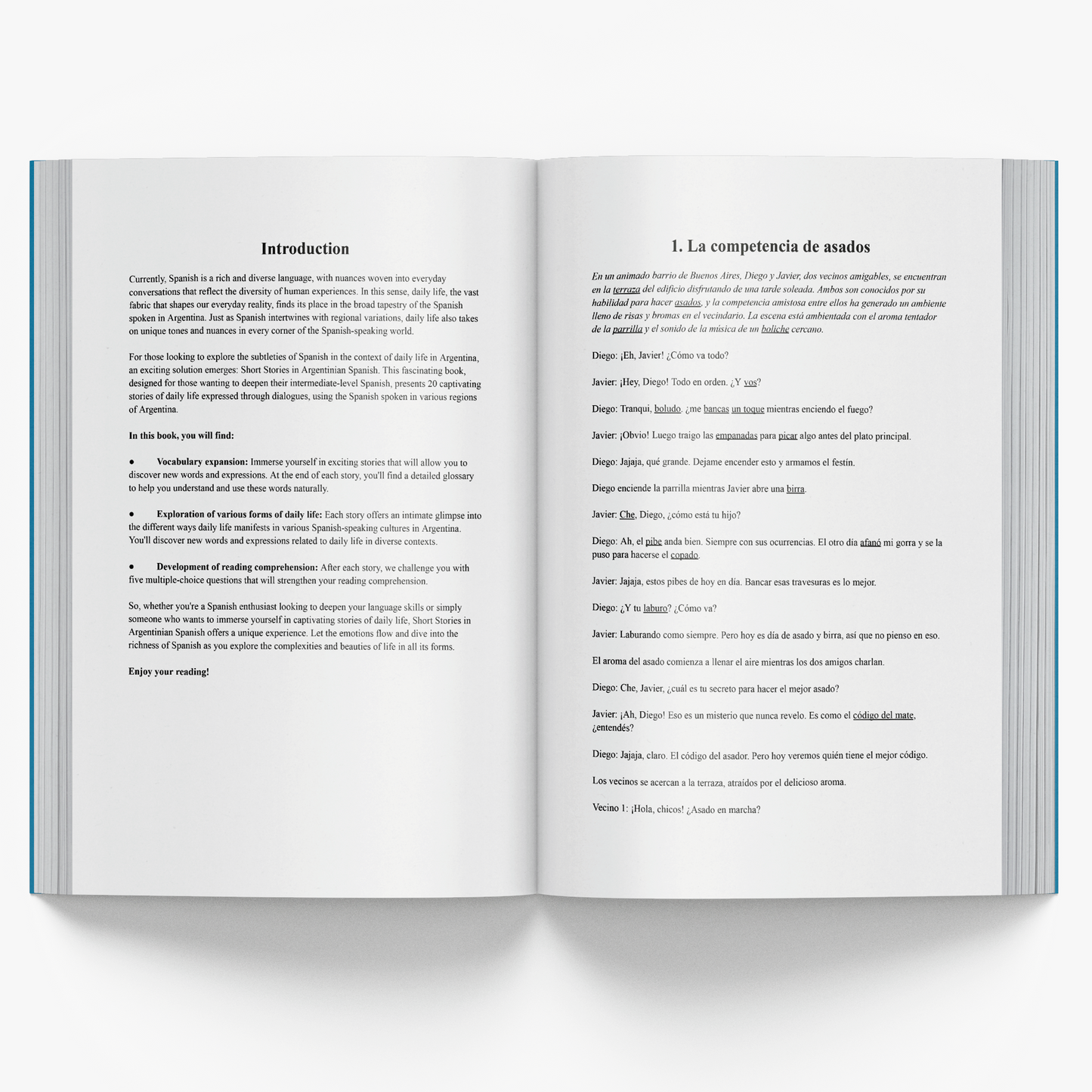 Short Stories in Argentinian Spanish