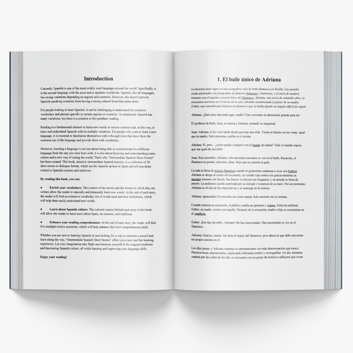 Intermediate Spanish Short Stories