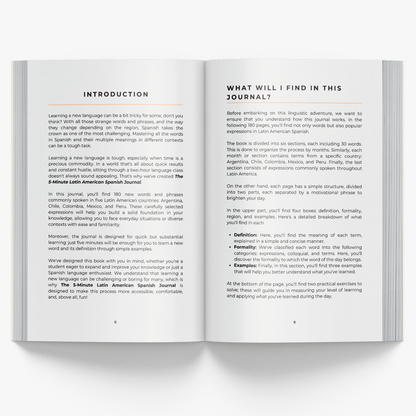 The 5-Minute Latin American Spanish Journal