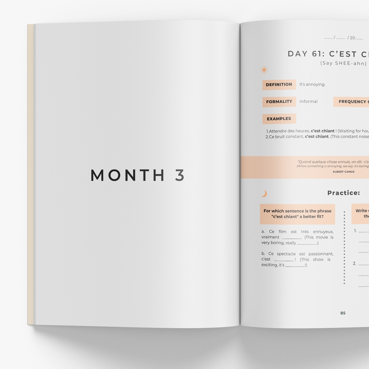 The 5-Minute French Journal for Beginners