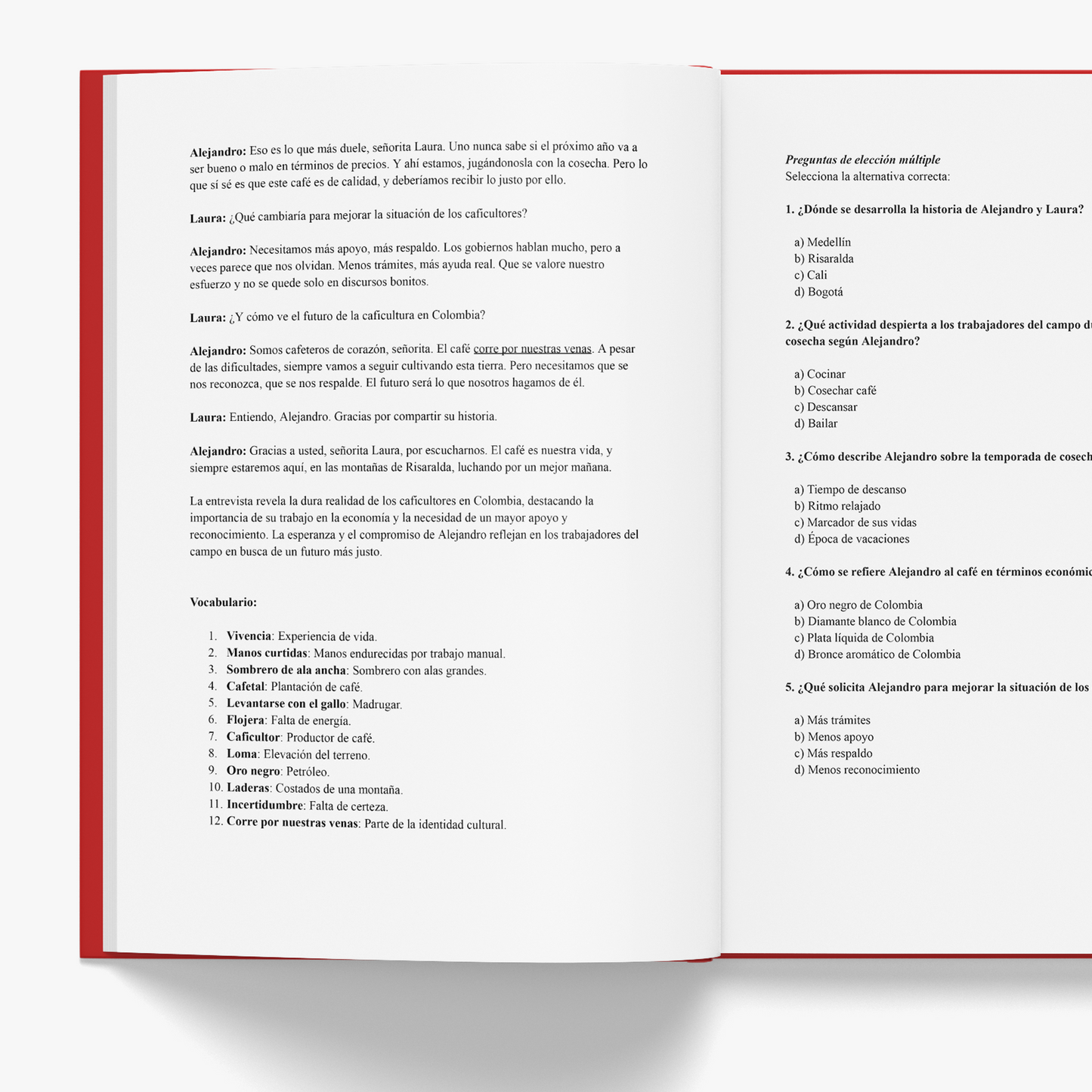 Short Stories in Colombian Spanish