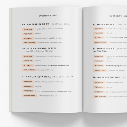 Cuban Spanish Phrasebook
