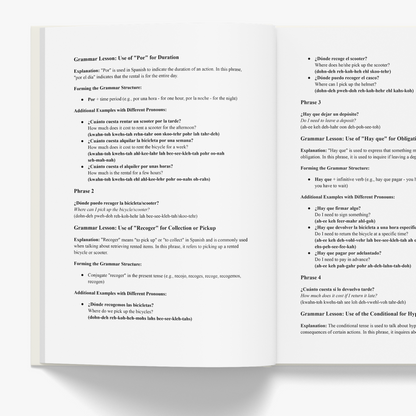 Colombian Spanish Travel Phrasebook