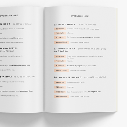 Cuban Spanish Phrasebook