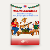 Asalto Navideño: Puerto Rican Christmas Short Stories in Spanish for Beginners, image 1