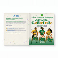 Brazilian Portuguese Carnival Short Stories for Beginners - contraportada, lomo y portada, image 5