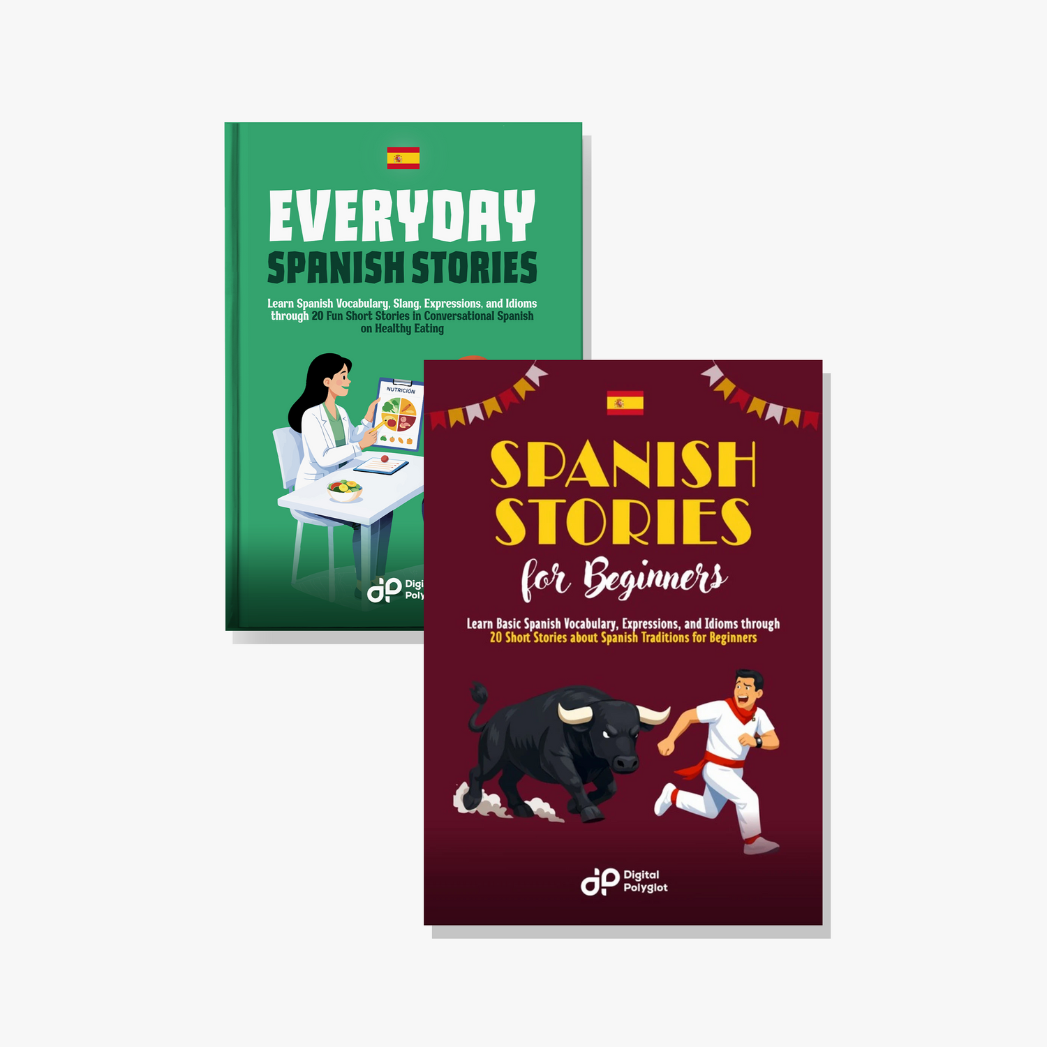 Everyday Spanish Stories + Spanish Stories for beginners