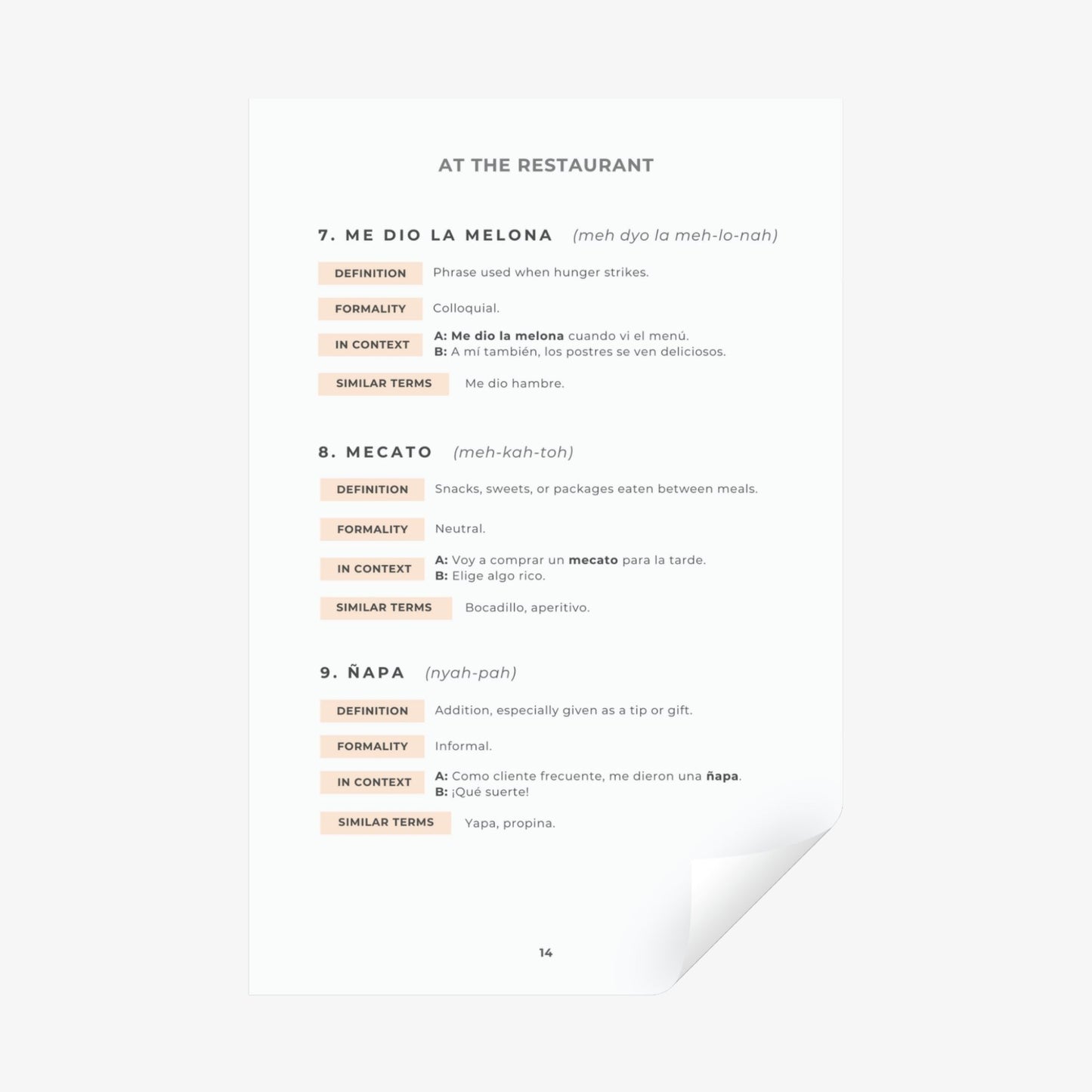 Colombian Spanish Phrasebook