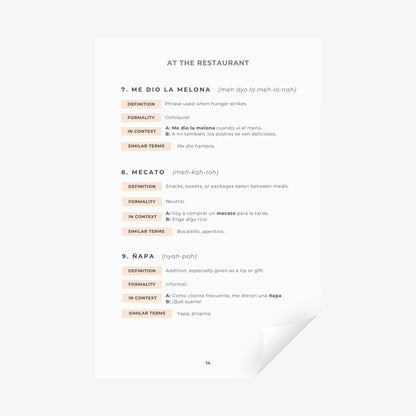 Colombian Spanish Phrasebook