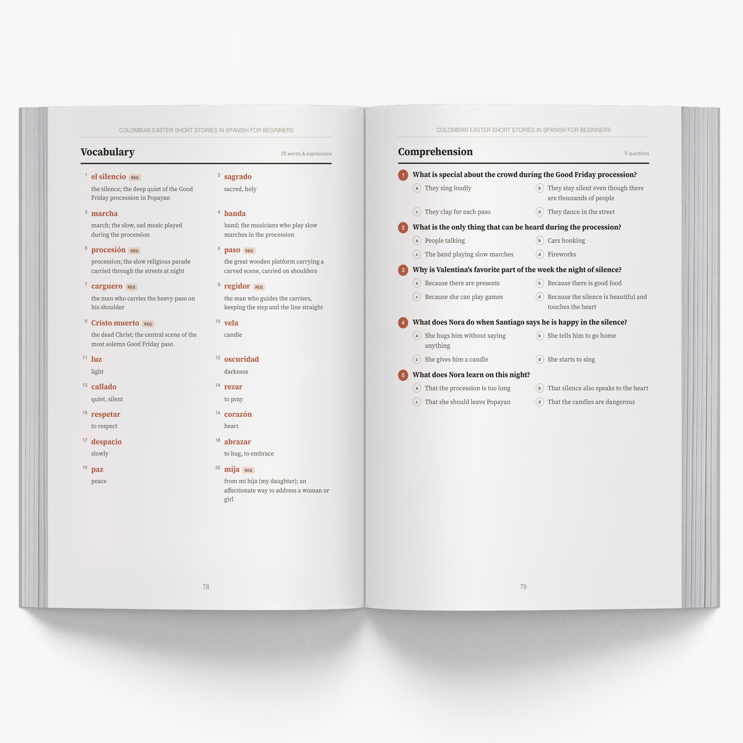 Colombian Easter Short Stories in Spanish for Beginners mockup pdp-interior-3