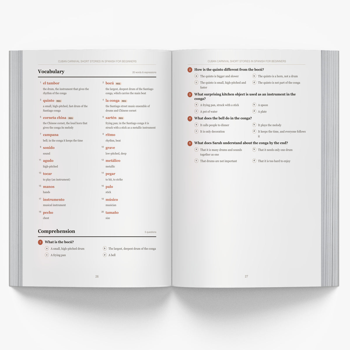 Cuban Carnival Short Stories in Spanish for Beginners mockup interior-3