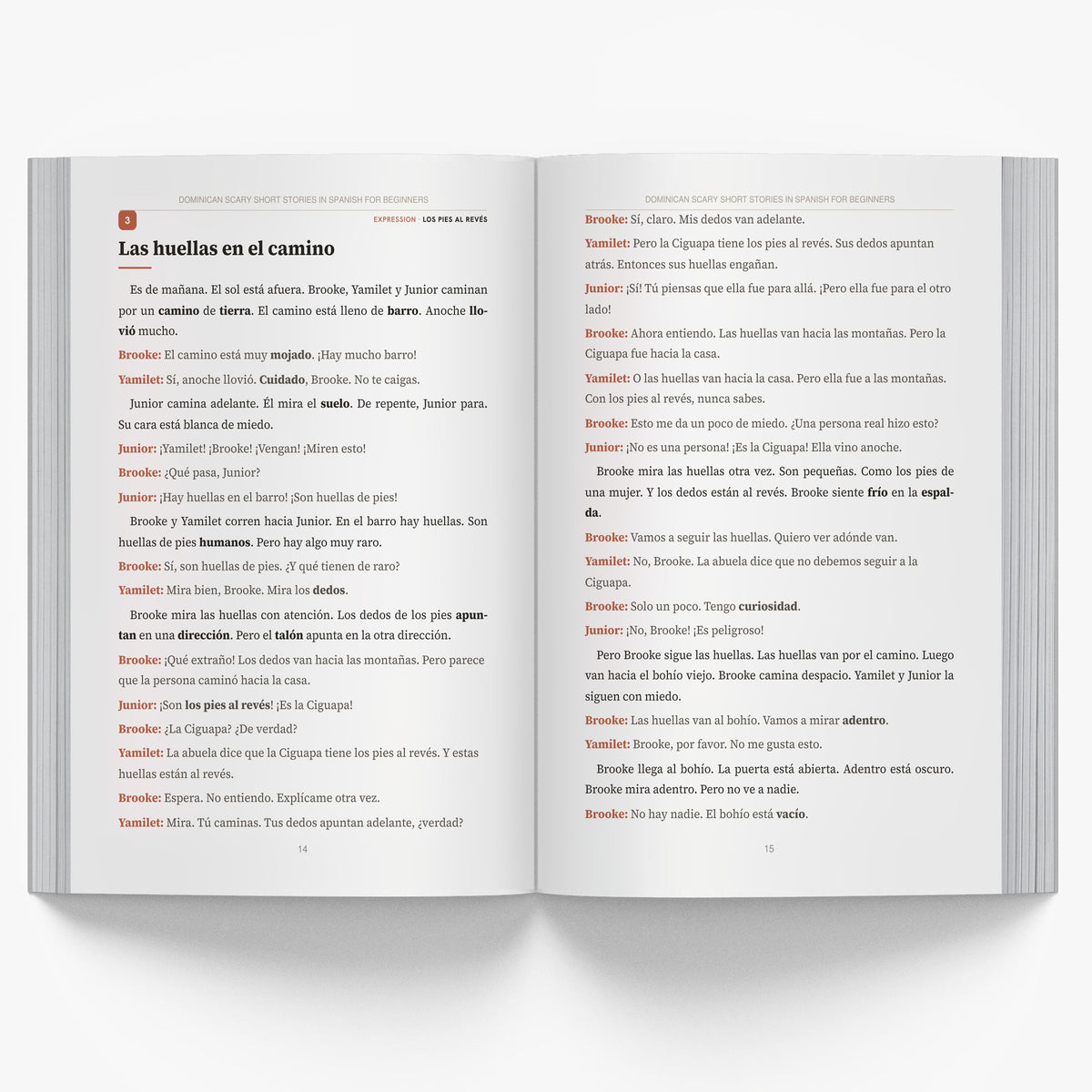 Dominican Scary Short Stories in Spanish for Beginners mockup