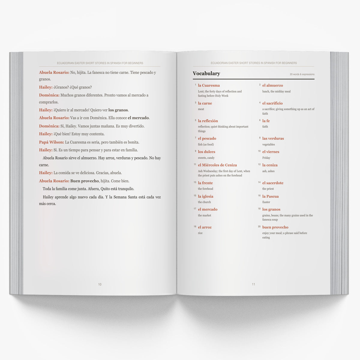 Ecuadorian Easter Short Stories in Spanish for Beginners mockup pdp-interior-1