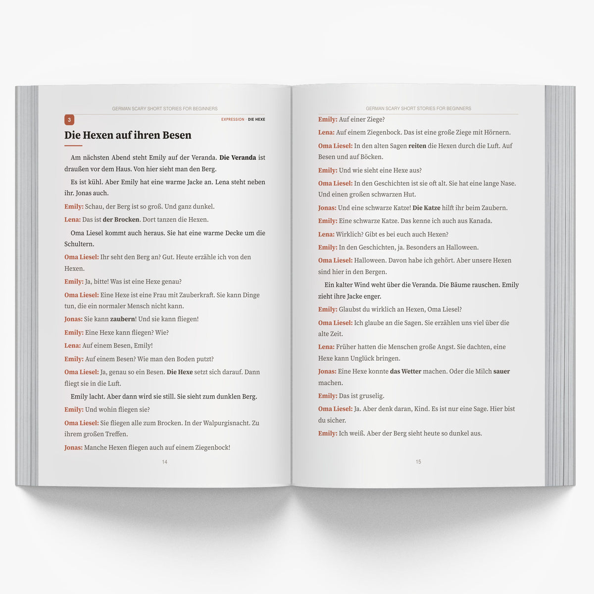 German Scary Short Stories for Beginners mockup