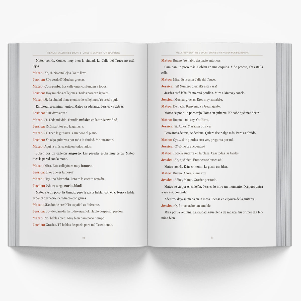 Mexican Valentine's Short Stories in Spanish for Beginners mockup interior-1