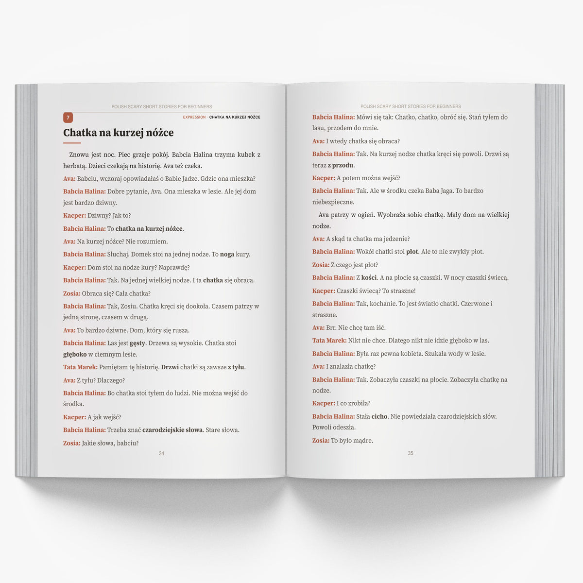 Polish Scary Short Stories for Beginners mockup