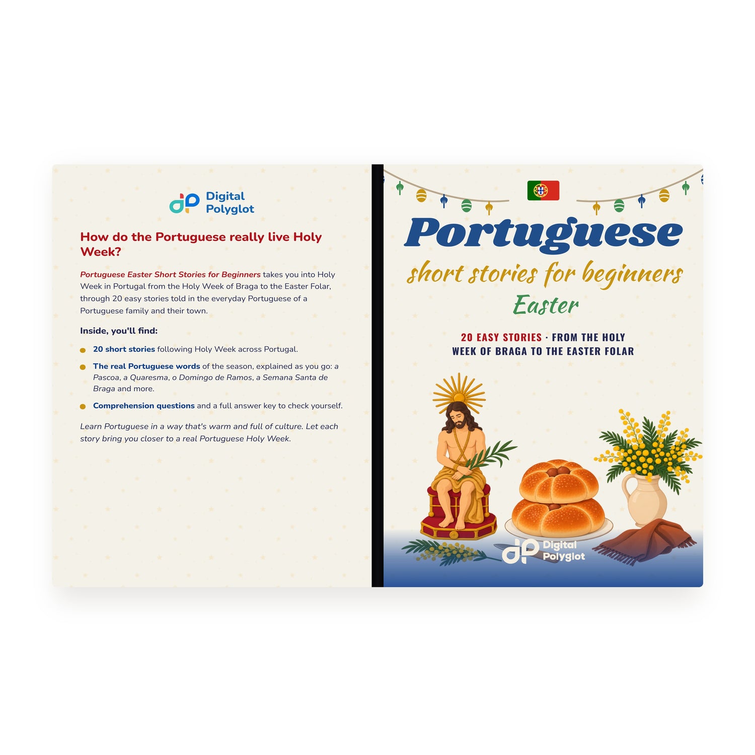 Portuguese Easter Short Stories for Beginners mockup pdp-wrap