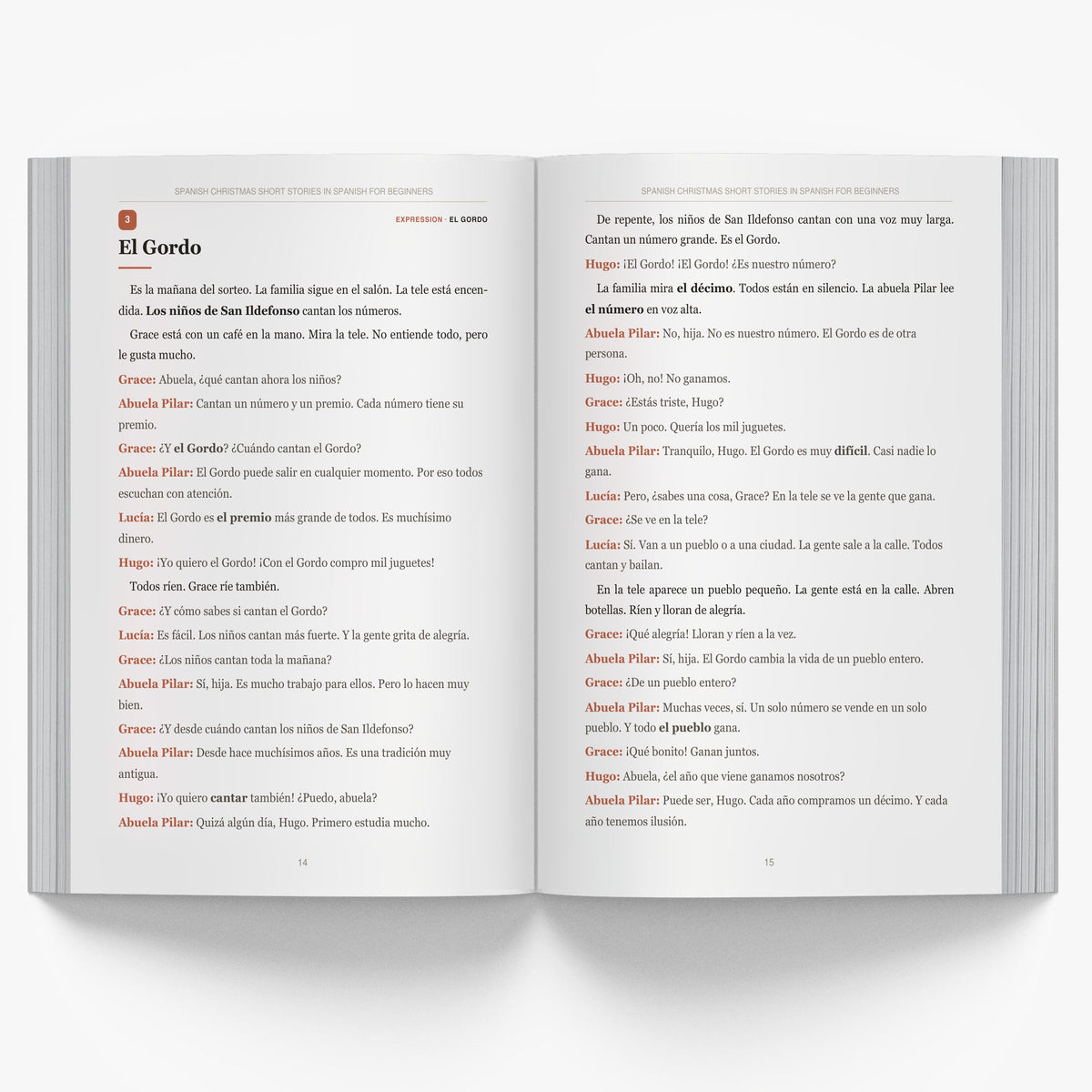 Spanish Christmas Short Stories in Spanish for Beginners mockup
