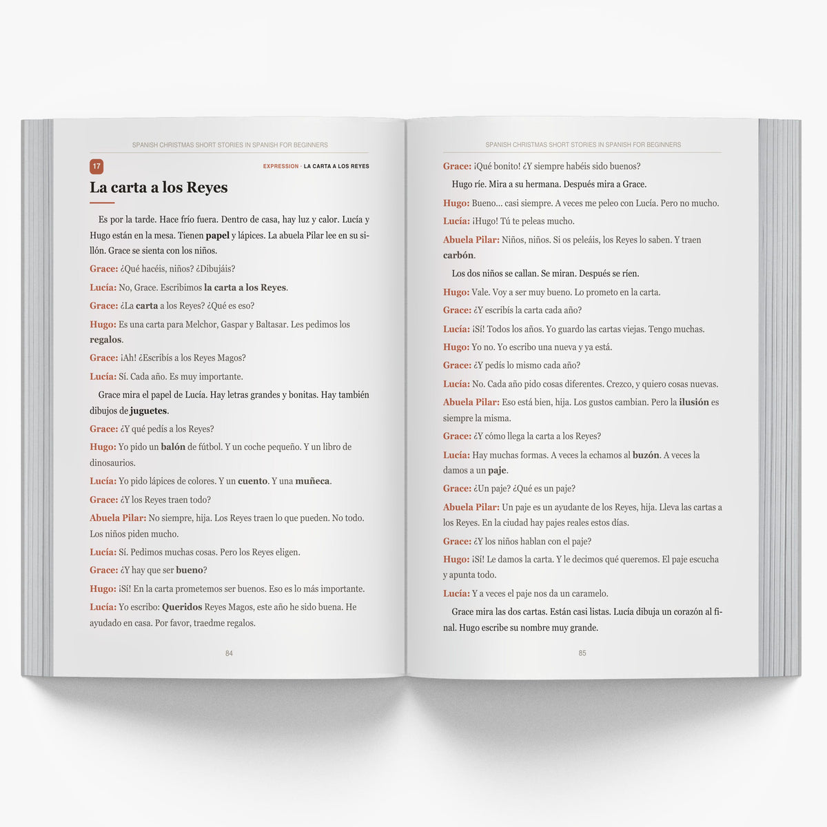 Spanish Christmas Short Stories in Spanish for Beginners mockup