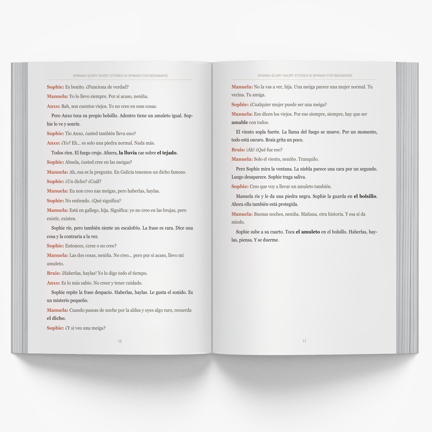 Spanish Scary Short Stories in Spanish for Beginners mockup interior-1