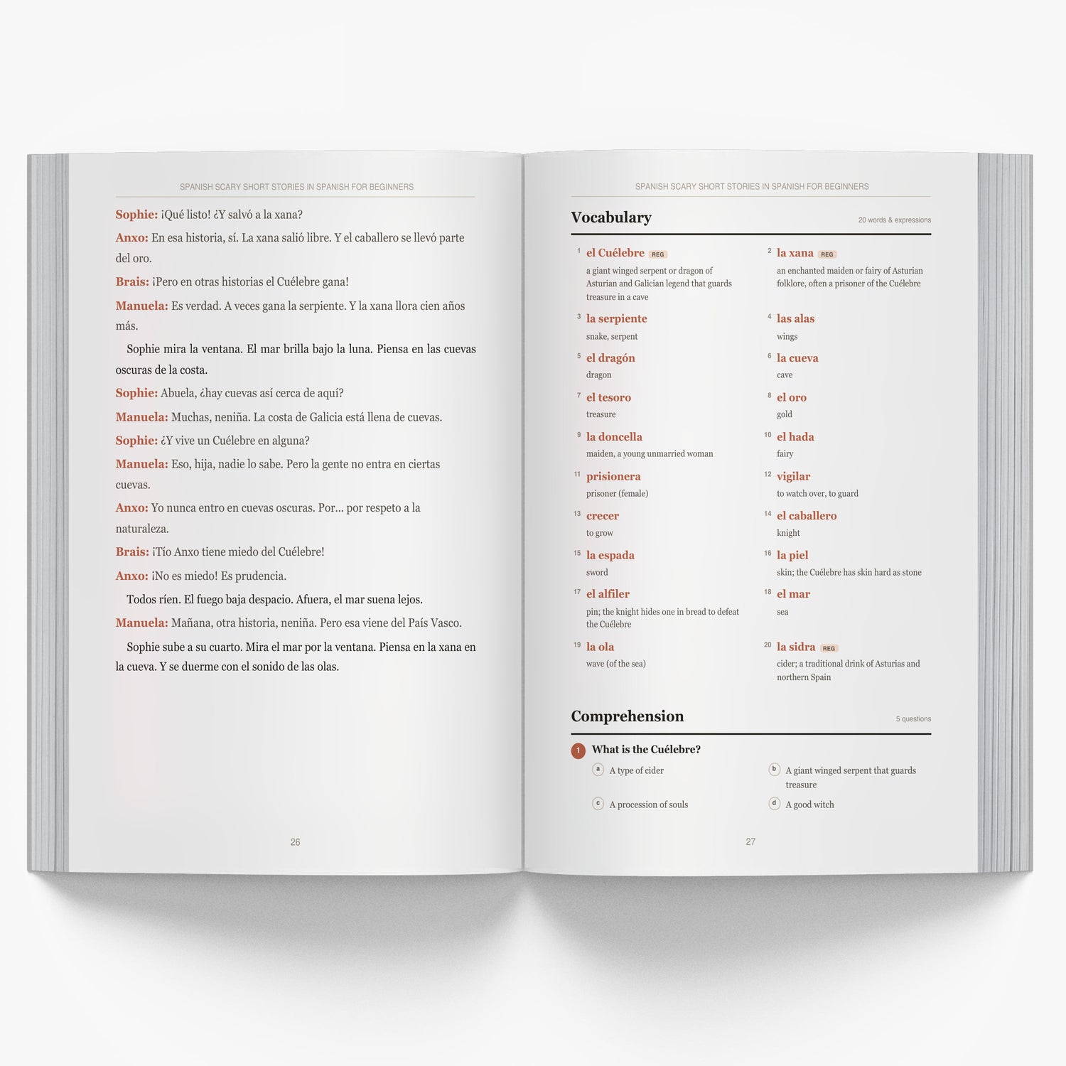Spanish Scary Short Stories in Spanish for Beginners mockup interior-3