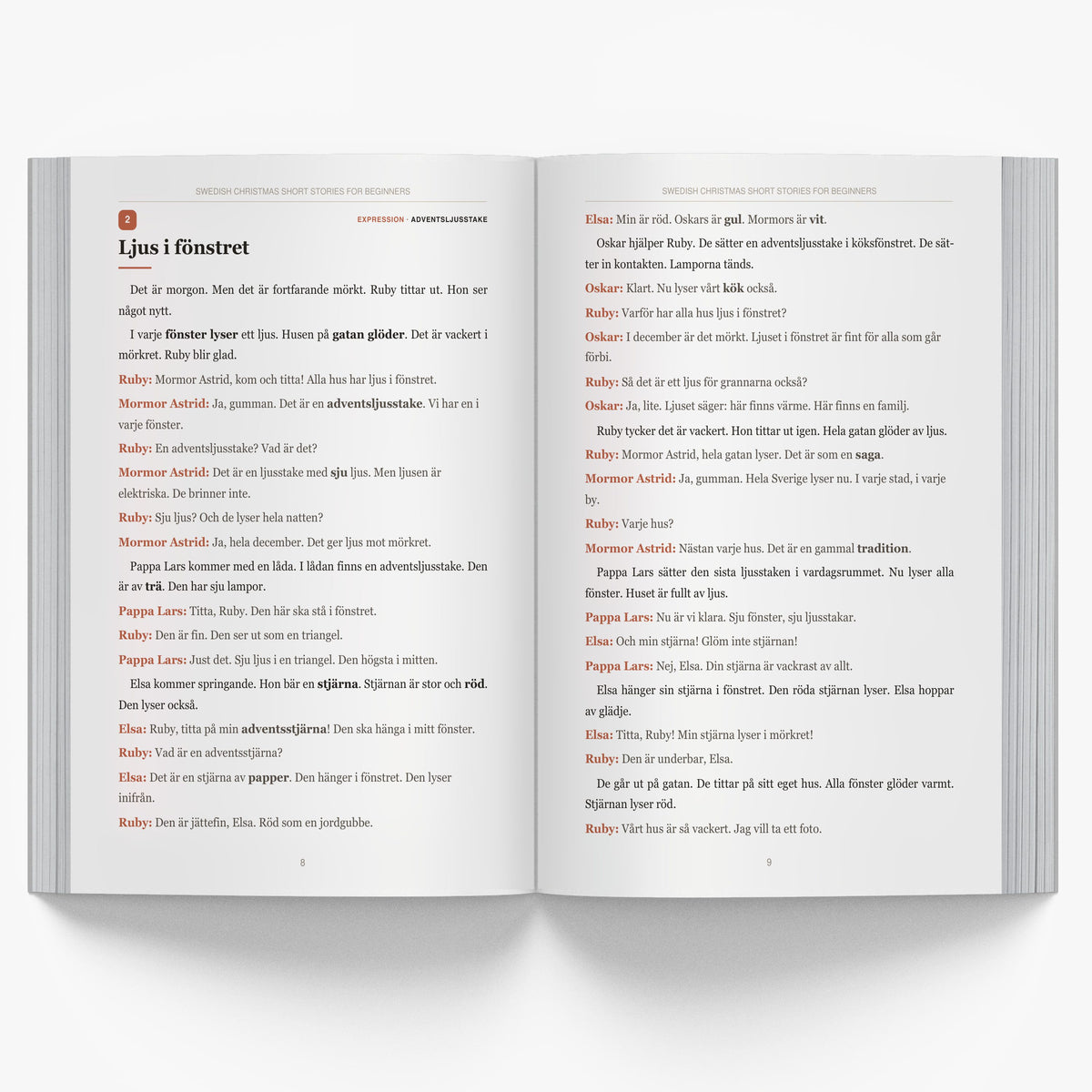 Swedish Christmas Short Stories for Beginners mockup