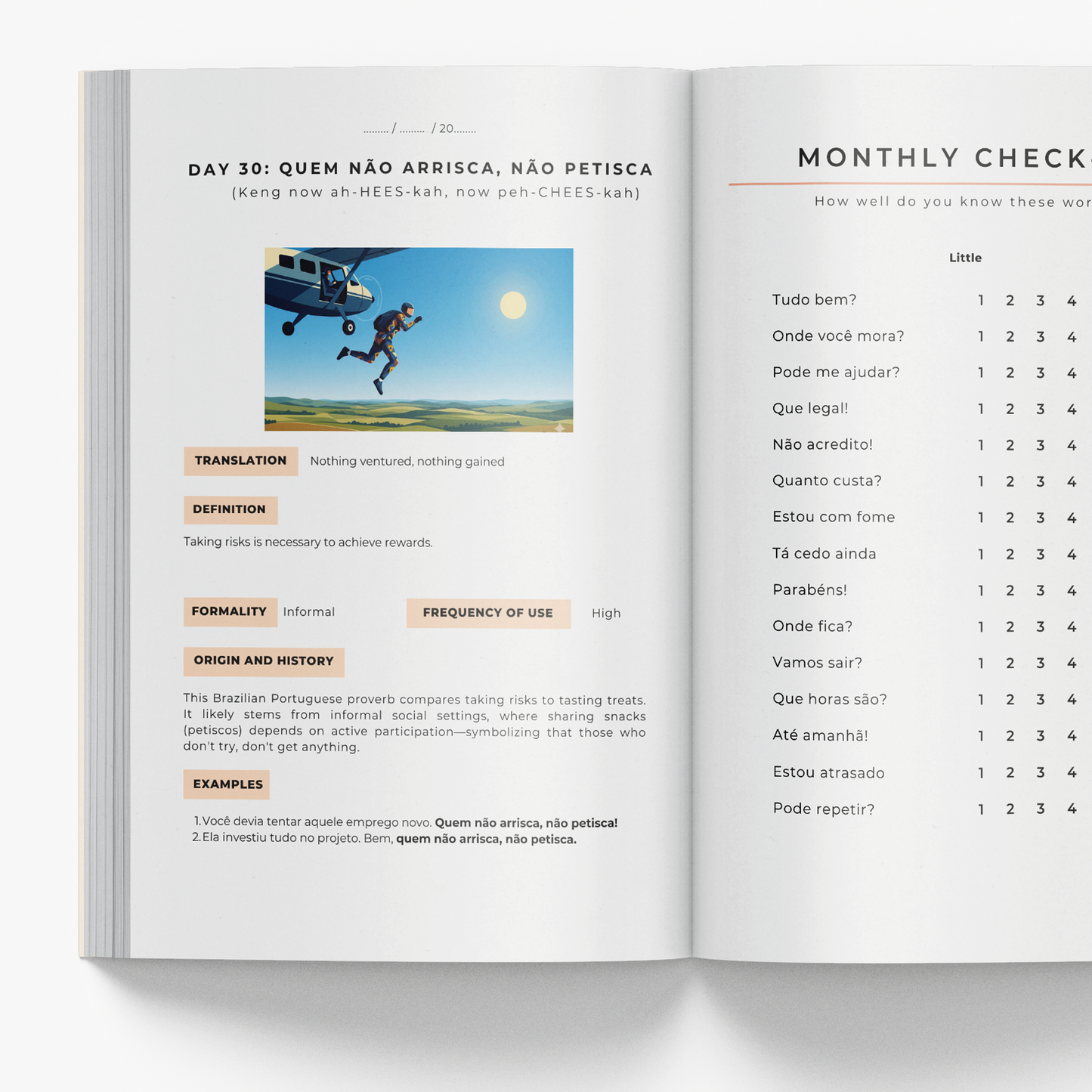 The 5-Minute Brazilian Portuguese Journal for Beginners