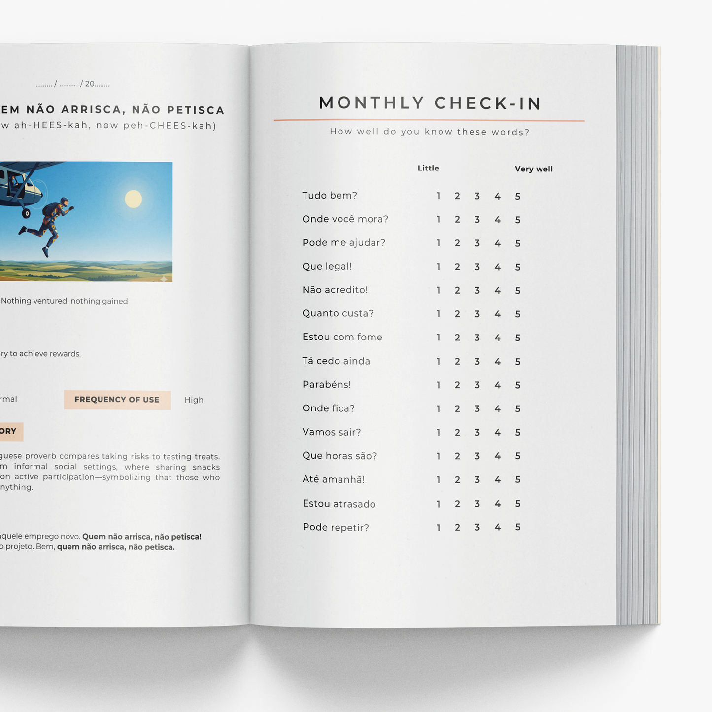 The 5-Minute Brazilian Portuguese Journal for Beginners