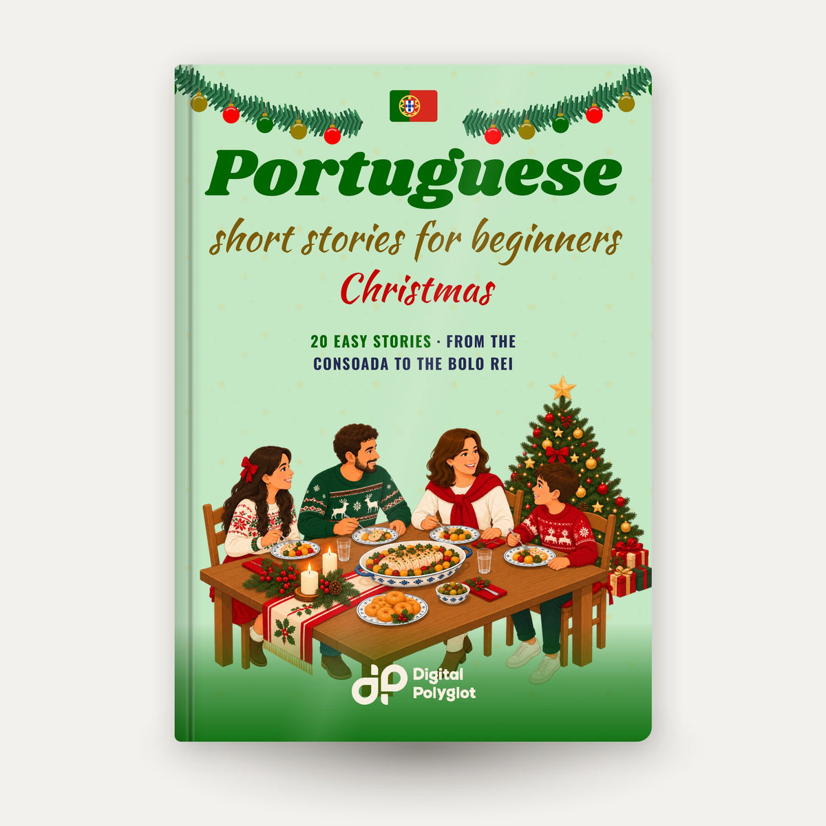 European Portuguese Christmas Short Stories for Beginners