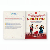 Spanish Carnival Short Stories in Spanish for Beginners - contraportada, lomo y portada, image 5