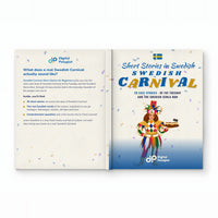Swedish Carnival Short Stories for Beginners - contraportada, lomo y portada, image 5